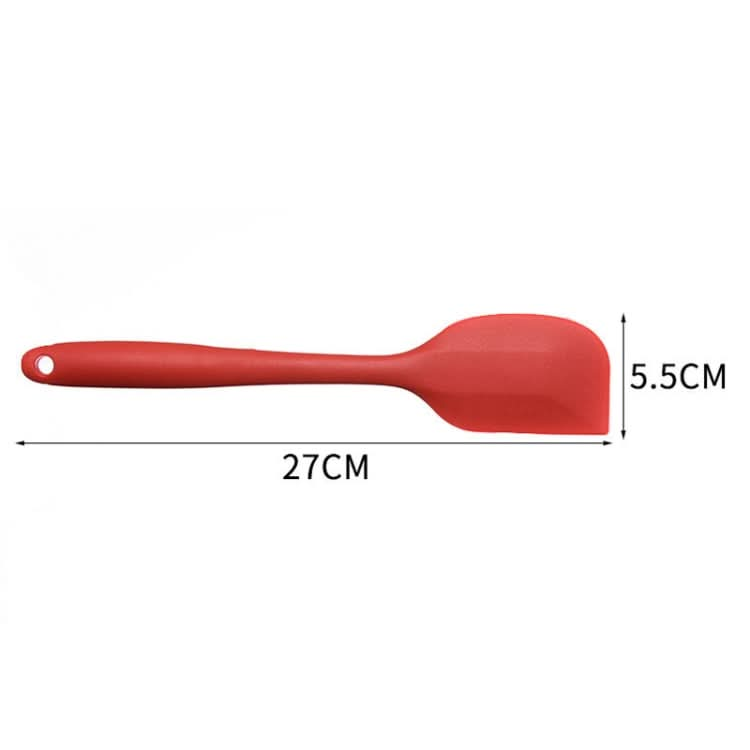 2pcs Large Integrated Silicone Scraper Chocolate Cream Mixing Knife-Reluova