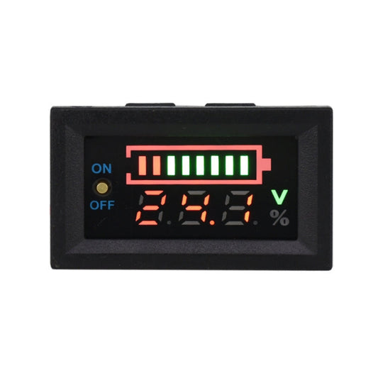 Electric Car Lithium Battery Voltage Power Meter Display Switch Reluova