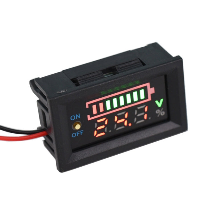 Electric Car Lithium Battery Voltage Power Meter Display Switch