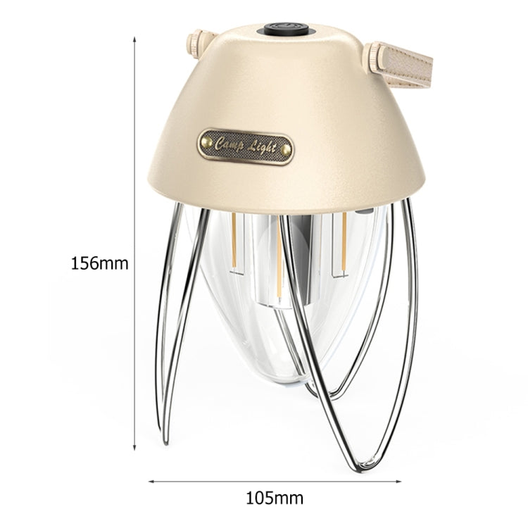 TG-ZP04401 Retro Camping Light Rechargeable Tricolor Light Source Tent Light My Store