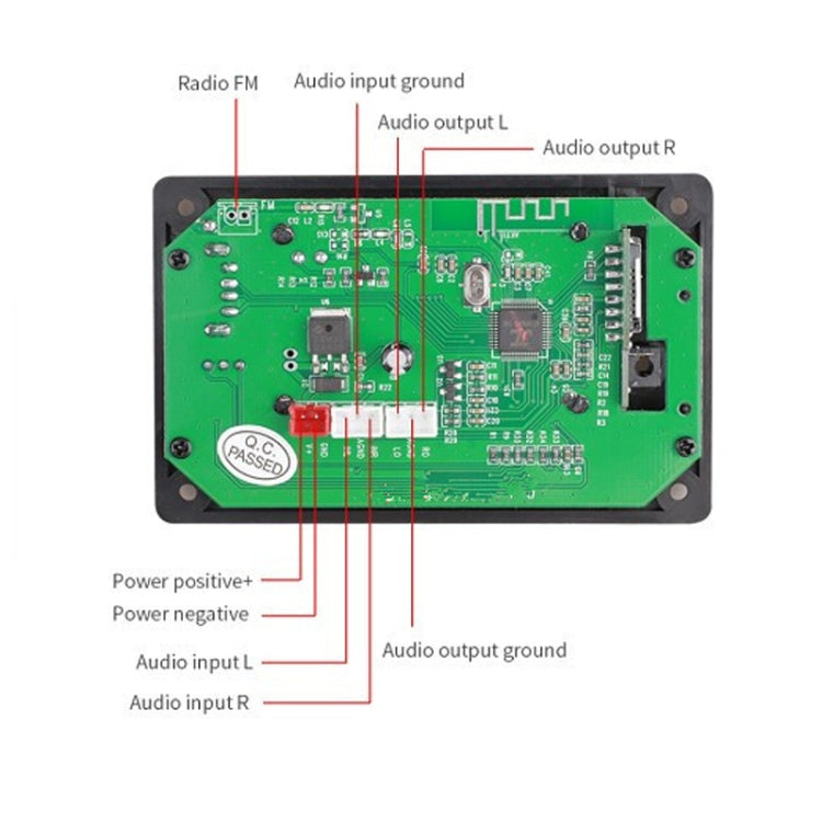 116BT LCD Lyrics Display Bluetooth Module Amplifier MP3 Decoder Board