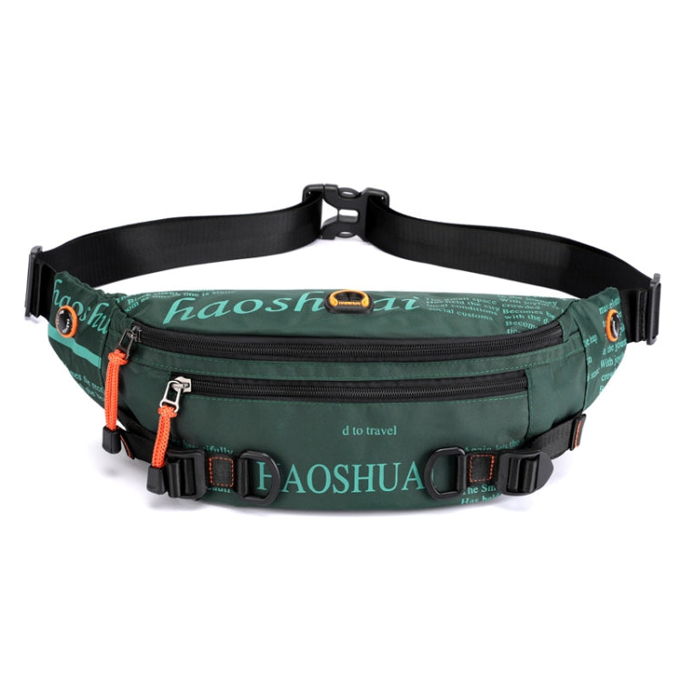 HAOSHUAI 5132 Outdoor Men Waist Bag Sports Running Chest Bag