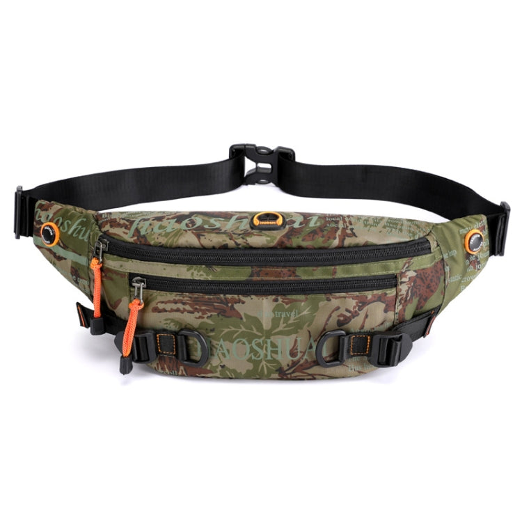 HAOSHUAI 5132 Outdoor Men Waist Bag Sports Running Chest Bag