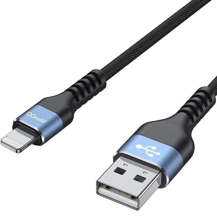 QGeeM MF01 USB-A To 8 Pin Phone Tablet Fast Charging Data Cable, Length: