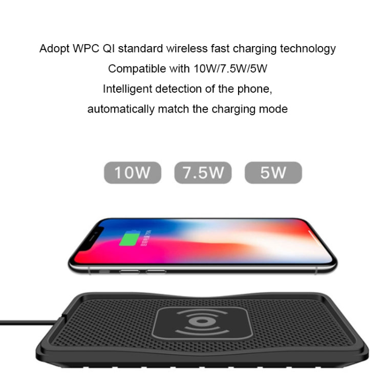 C3 15W Car QI Wireless Charger Launch Pad Anti-slip Mat ÎҵÄÉ̵ê