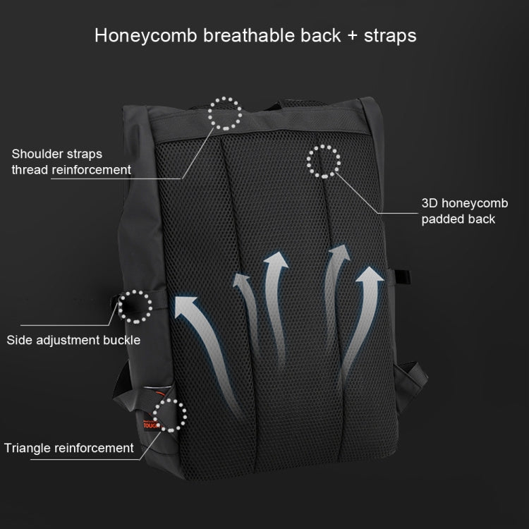 HAOSHUAI 810 Men Simple Leisure Travel Bag Computer Backpack