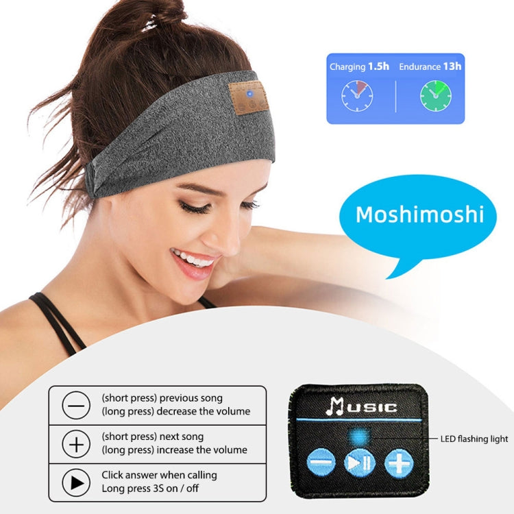 Bluetooth Headband Headphones Sleep Mask for Side Sleeper Workout Running Reluova