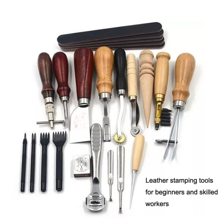 Handmade Leather DIY Tool Set Sewing Craft Tool Set Reluova