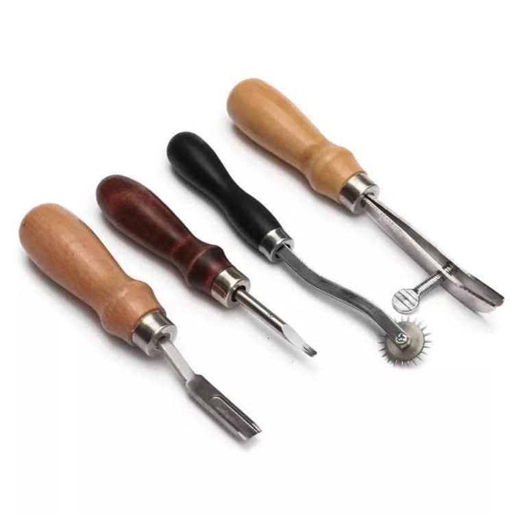 Handmade Leather DIY Tool Set Sewing Craft Tool Set Reluova