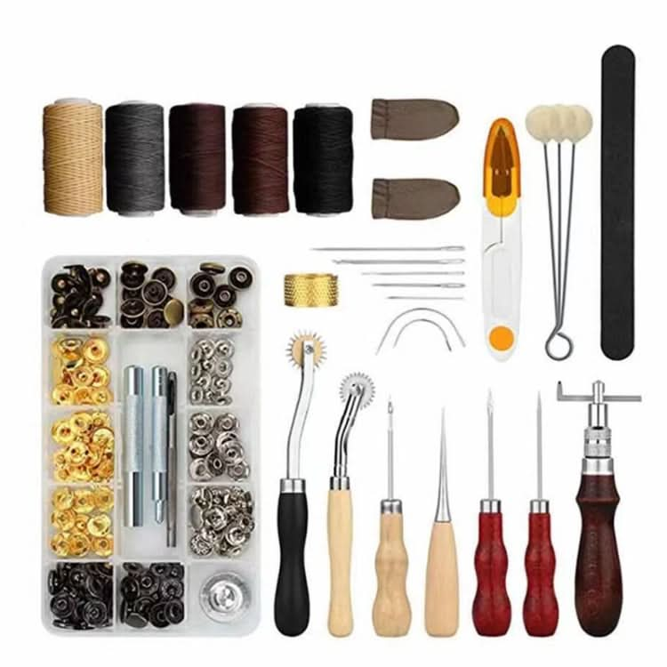 Handmade Leather DIY Tool Set Sewing Craft Tool Set Reluova