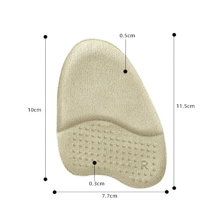 2pairs GEL Sweat-absorbing and Breathable Forefoot Pad High Heels Anti-slip Mat Reluova