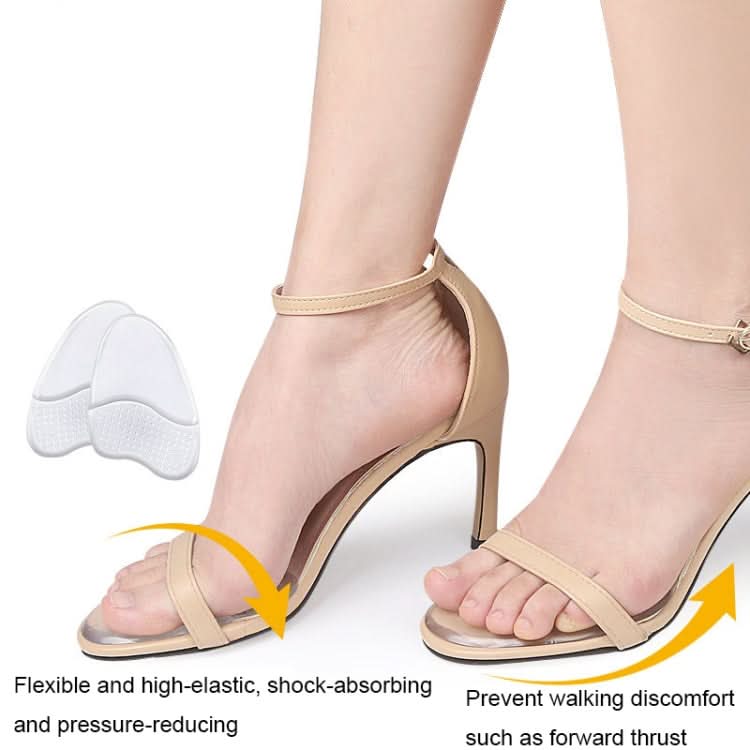 2pairs GEL Sweat-absorbing and Breathable Forefoot Pad High Heels Anti-slip Mat Reluova