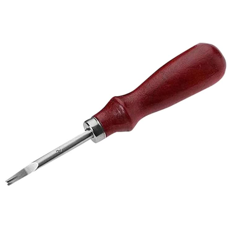 ER015 DIY Craft Leather Carving Leather Round Corner Tool Wood Handle Repair Device Reluova