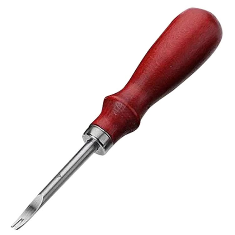 ER015 DIY Craft Leather Carving Leather Round Corner Tool Wood Handle Repair Device Reluova