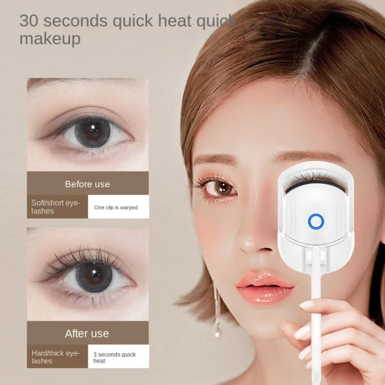 Electric Heated Eyelash Curler Temperature Adjustable Quick Heat Eyelash Curling Clamp Reluova