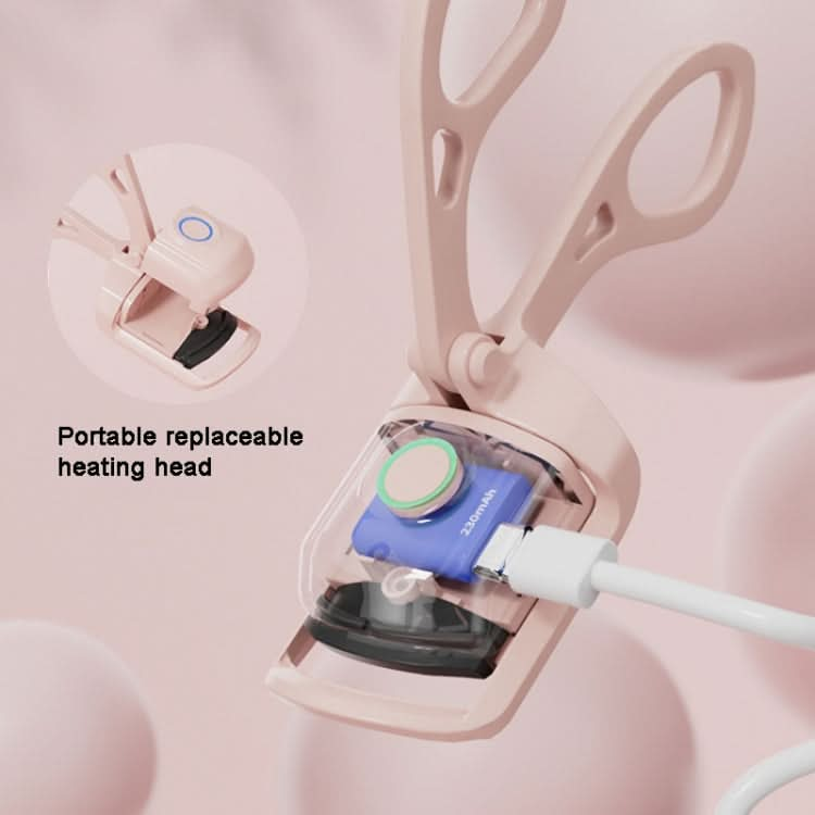 Electric Heated Eyelash Curler Temperature Adjustable Quick Heat Eyelash Curling Clamp Reluova