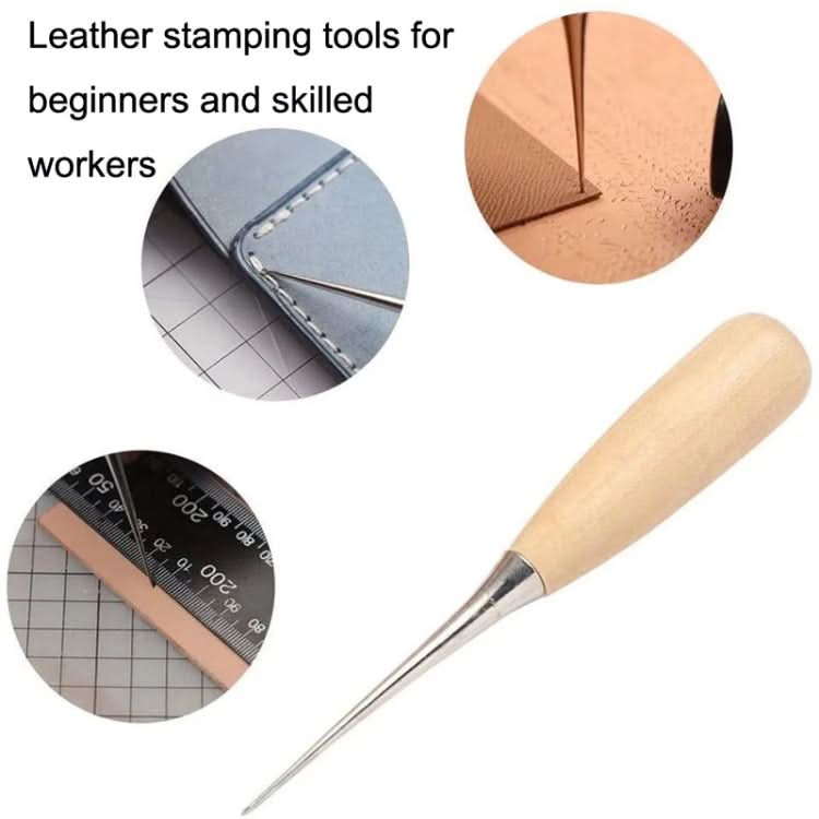 DIY Leather Craft Tool Set Canvas Wire Needle Hand Sewing Leather Tool Set Reluova