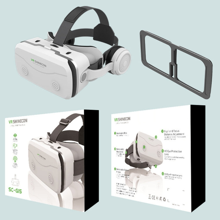 VRSHINECON G15E All In One Phone Special Headset Wearing 3D Glasses VR Game Console Reluova