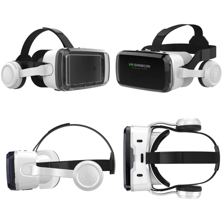 3D Virtual Reality Helmet VR Glasses With Bluetooth Headset Reluova