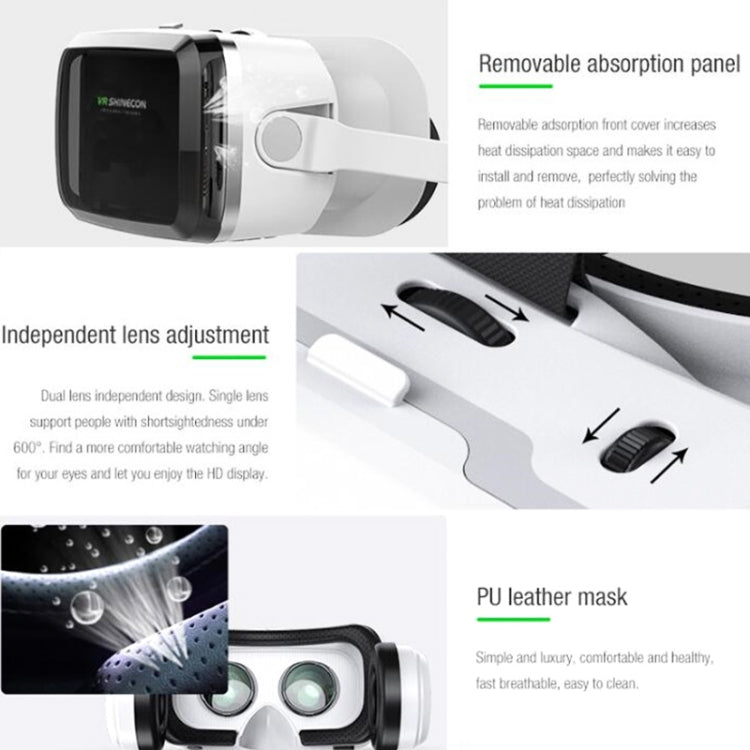 3D Virtual Reality Helmet VR Glasses With Bluetooth Headset