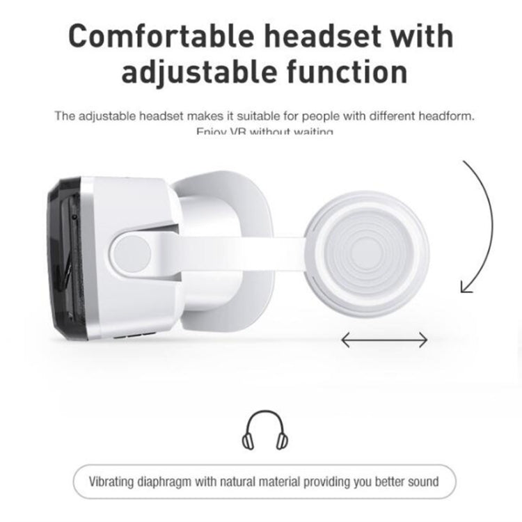 3D Virtual Reality Helmet VR Glasses With Bluetooth Headset Reluova