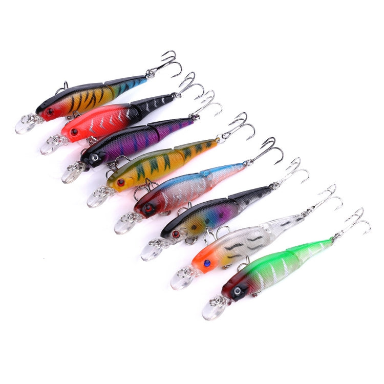 HENGJIA JM010 9cm 7g 2 Sections Bionic Bait With Beads Diving Mino Fake Bait Reluova