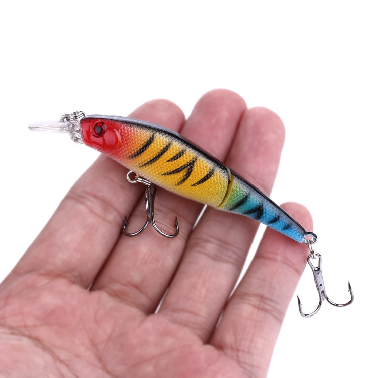 HENGJIA JM010 9cm 7g 2 Sections Bionic Bait With Beads Diving Mino Fake Bait