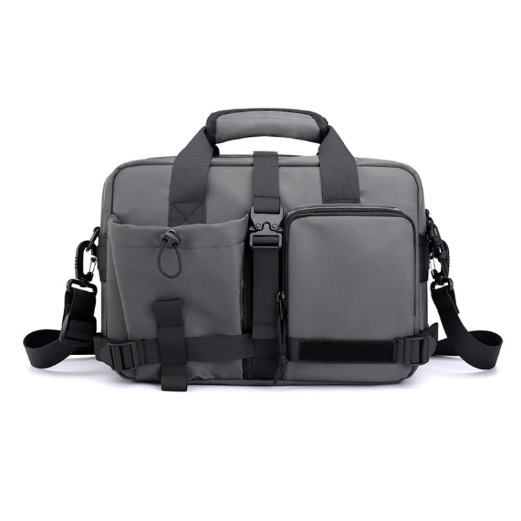 HAOSHUAI 822 Men Large Capacity Casual Shoulder Messenger Bag Handle Computer Bag Reluova