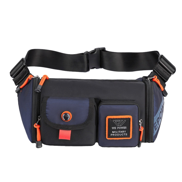 HAOSHUAI 5601 Men Leisure Waterproof Chest Bag Messenger Large Capacity Commute Bag Reluova