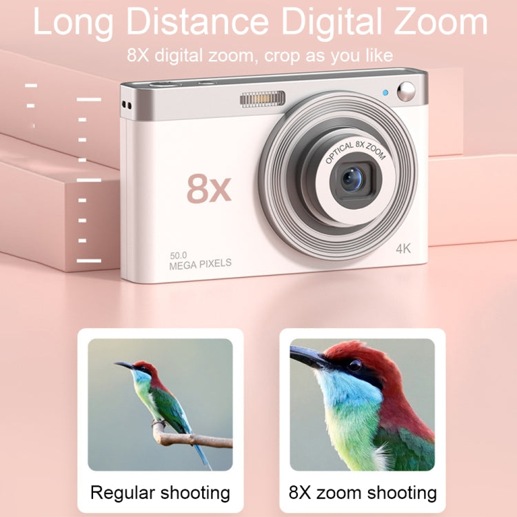 C13 2.88 inch 4K 8X Optical Zoom Telescopic Lens HD Digital Camera, Spec: