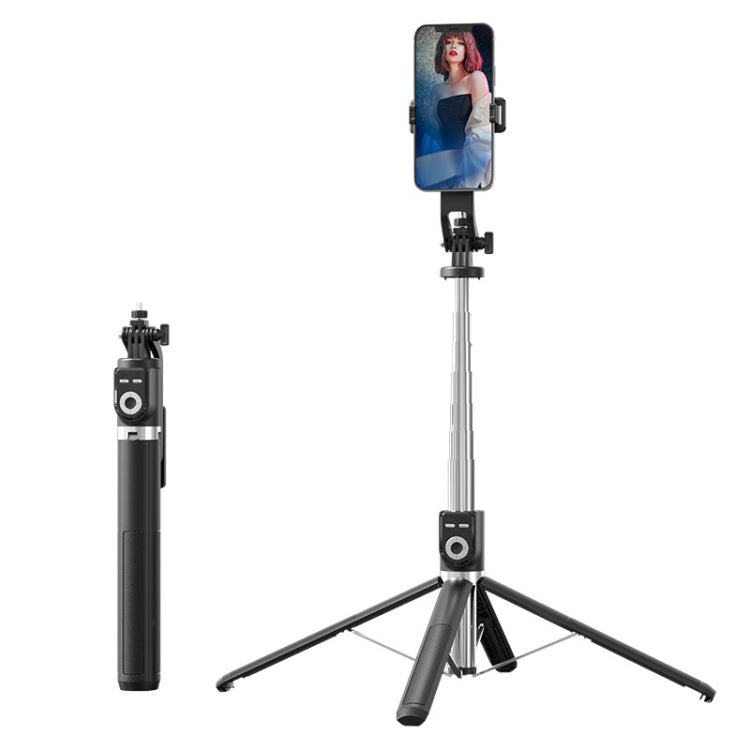 360-degree Rotating Foldable Bluetooth Selfie Sticks Live Stand, Spec: