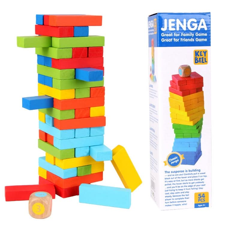 Colorful Stacked Tall Children Menochi Toy Desktop Game Reluova