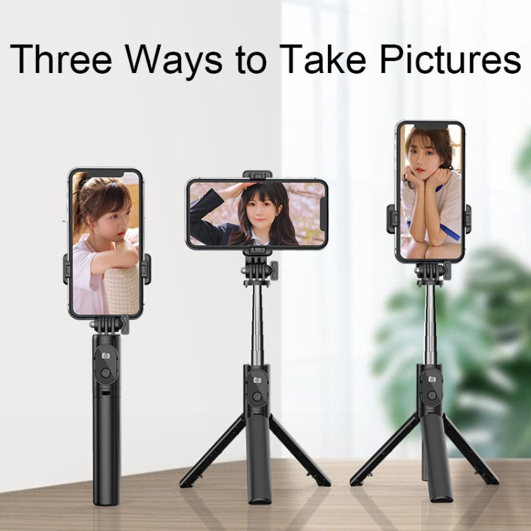 Portable 360 Degree Rotation Foldable Bluetooth Selfie Stick, Spec: