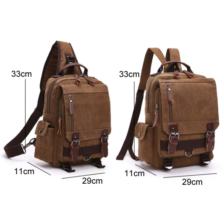 Outdoor Travel Messenger Canvas Chest Bag