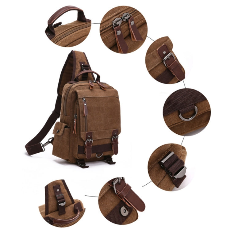 Outdoor Travel Messenger Canvas Chest Bag Reluova