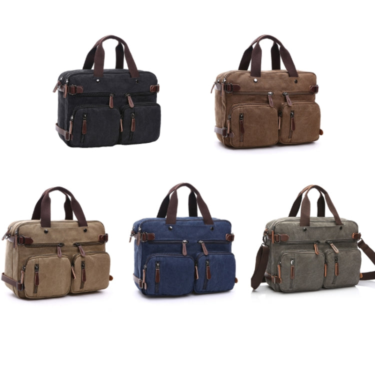 Casual Canvas Three-Purpose Business Briefcase Computer Bag My Store