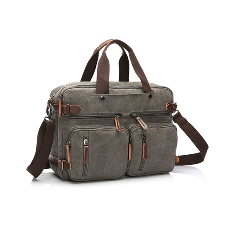 Casual Canvas Three-Purpose Business Briefcase Computer Bag My Store