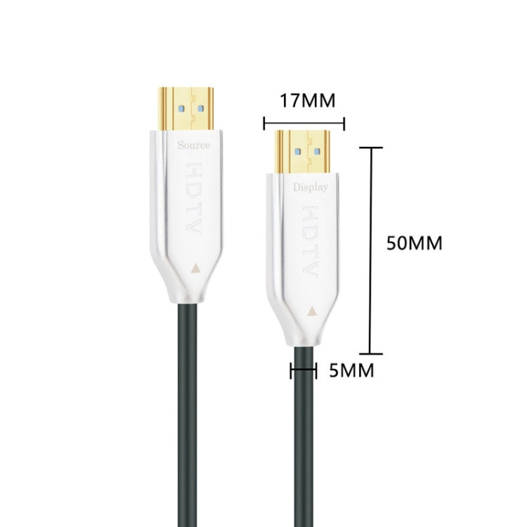 2.0 Version HDMI Fiber Optical Line 4K Ultra High Clear Line Monitor Connecting Cable, Length:-Reluova