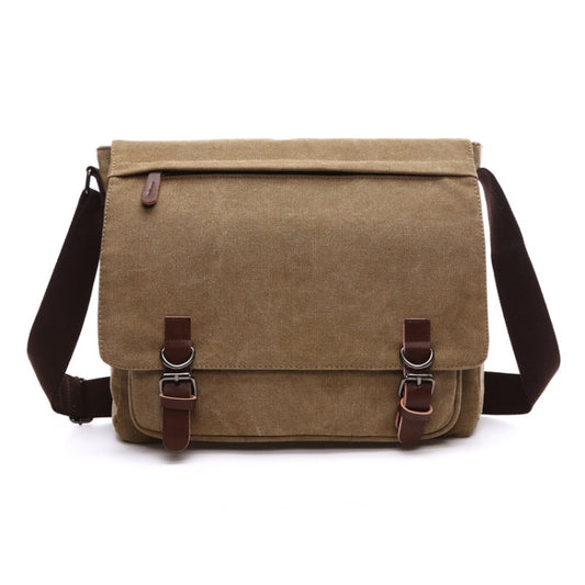 Versatile Canvas Shoulder Messenger Bag Business Computer Bag