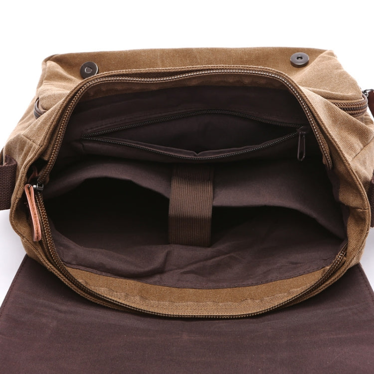 Versatile Canvas Shoulder Messenger Bag Business Computer Bag