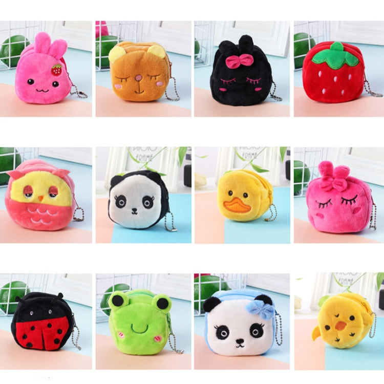 2pcs Children Cartoon Plush Three-dimensional Key Coin Purse My Store