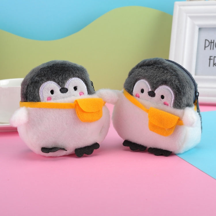 2pcs Cute Little Penguin Coin Purse Lipstick Data Cable Bag My Store