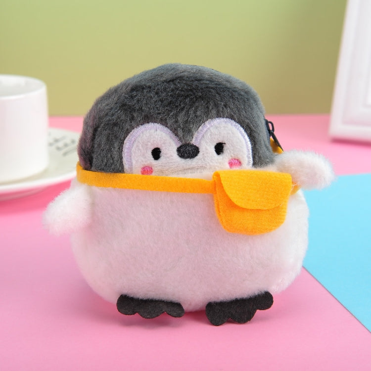 2pcs Cute Little Penguin Coin Purse Lipstick Data Cable Bag My Store