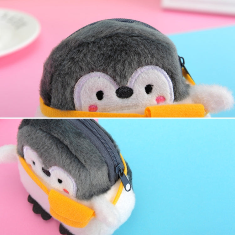 2pcs Cute Little Penguin Coin Purse Lipstick Data Cable Bag My Store