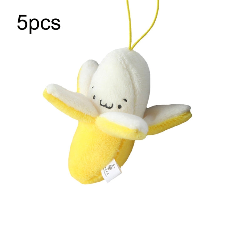 5pcs Peeled Banana Plush Fruit Toy Gift