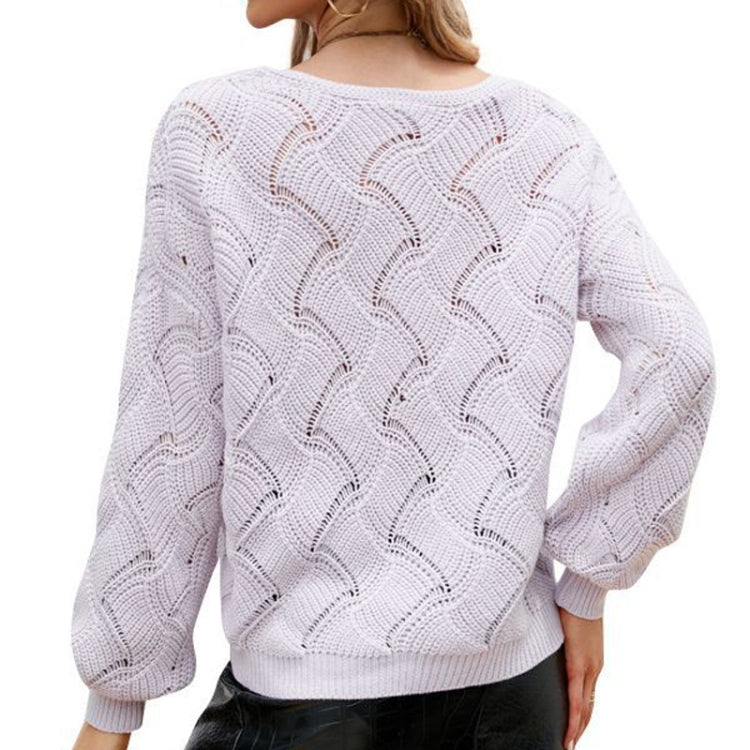 V-neck Sweater Women Autumn and Winter Loose Knitted Bottoming Shirt