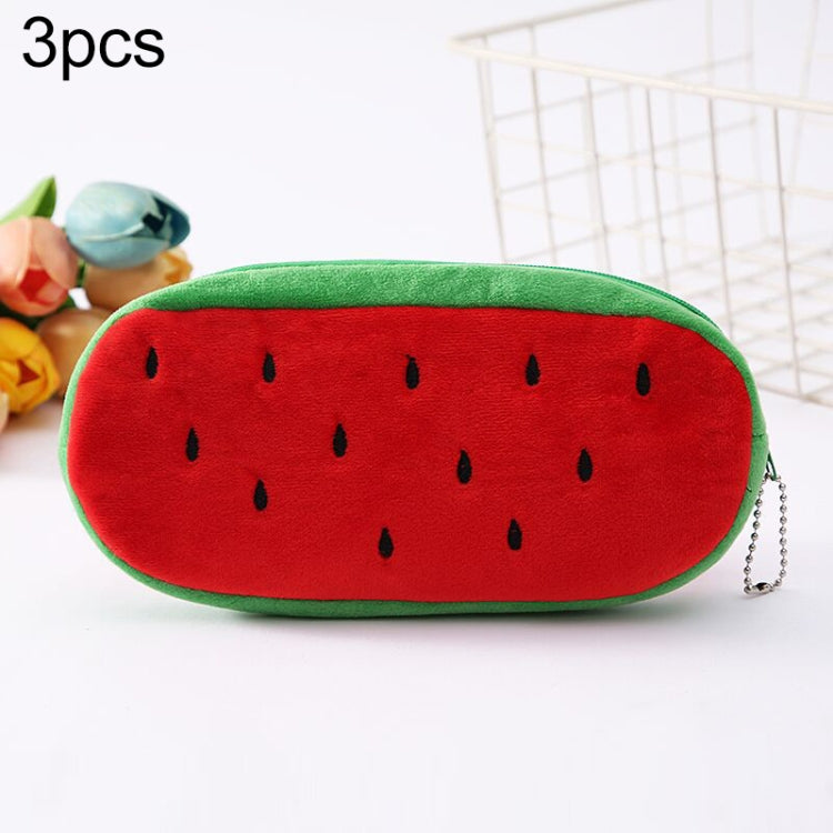 3pcs Children Cute Animal Plush Pencil Bag Stationery Storage Bag My Store