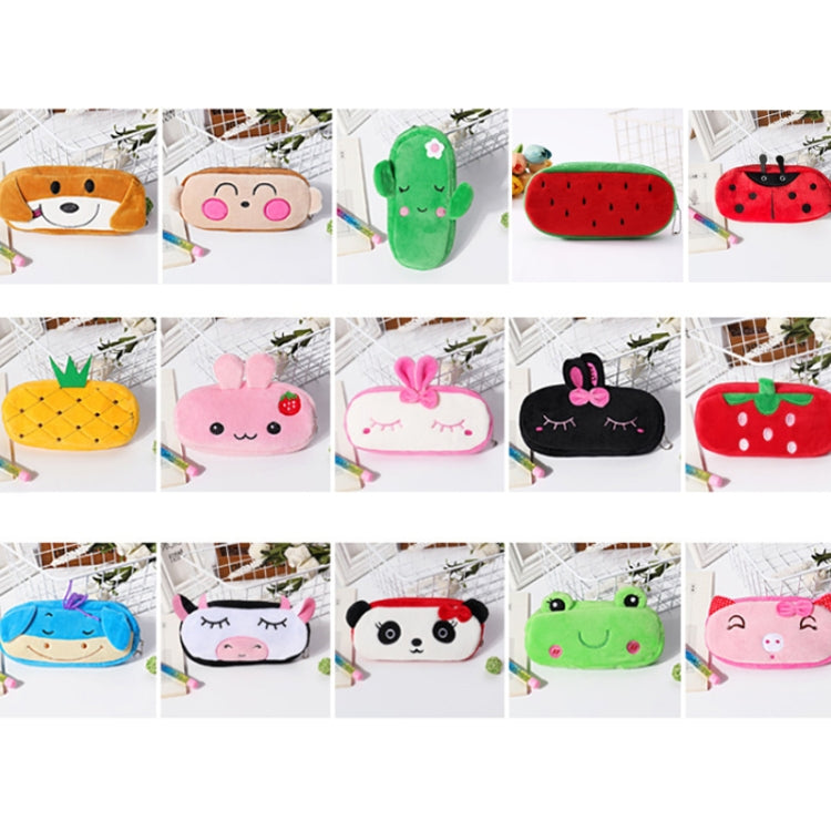 3pcs Children Cute Animal Plush Pencil Bag Stationery Storage Bag My Store