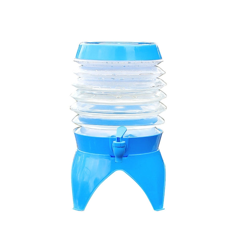 Outdoor Camping Portable Car Retractable Folding Bucket With Faucet, Capacity: Reluova