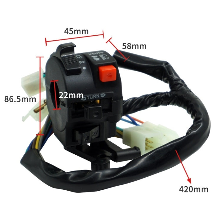 Bending Beam Car WAVE110 Seat Combination Switch Motorcycle Accessories ÎҵÄÉ̵ê